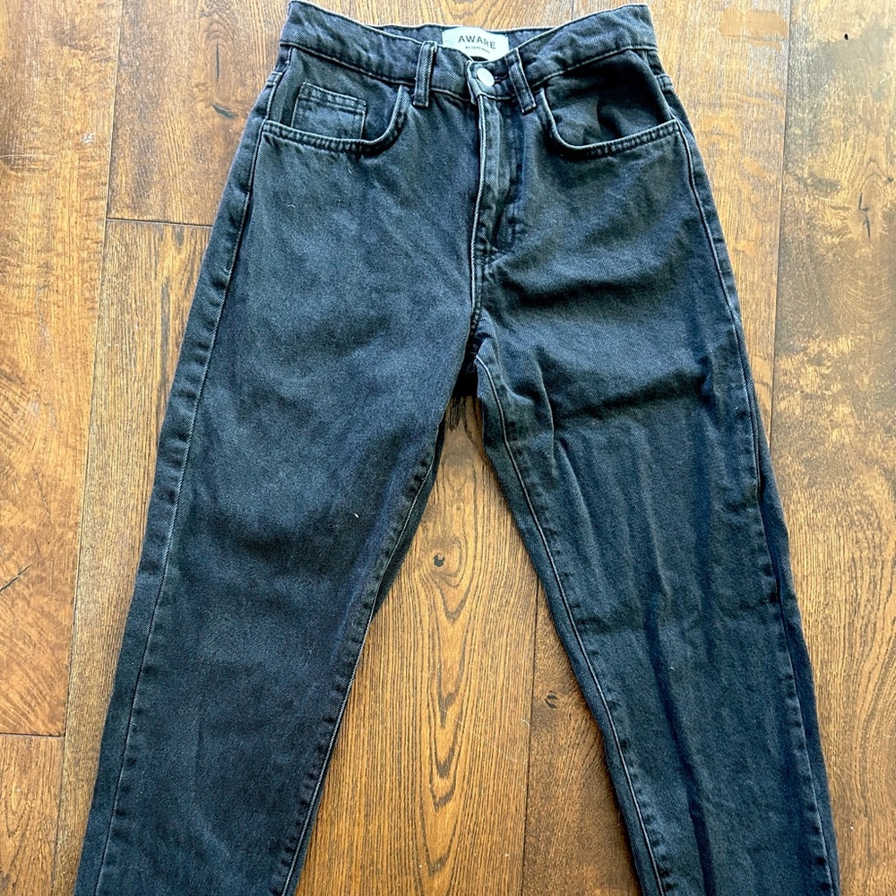 Aware Black High-Rise Women's Jeans